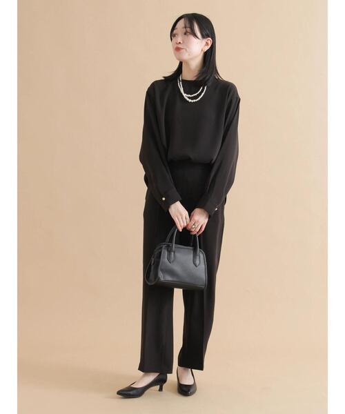 sm2rhythm（サマンサモスモスリズム）の「セミワイドパンツ【セットアップ可】（その他パンツ・レディース・ブラック/ライトベージュ・L/M）」の10枚目の写真