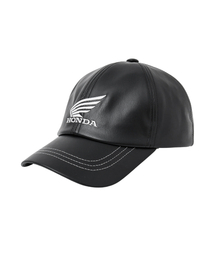 HONDA MOTORCYCLE（ホンダモーターサイクル）の「Engineered Leather Ball Cap Black（キャップ）」