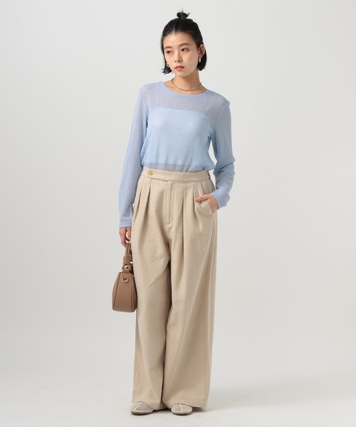 BAYFLOW(ベイフロー)の「フレフィットメッシュパンプス(パンプス・レディース・ブラック/アイボリー・LARGE/MEDIUM)」の5枚目の写真