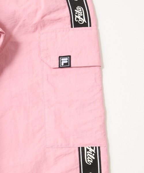 FILA(フィラ)の「サイドライン ナイロンロングパンツ(その他パンツ・キッズ・チャコールグレー/ブラック/ピンク・120/130/160/150/140/110)」の9枚目の写真