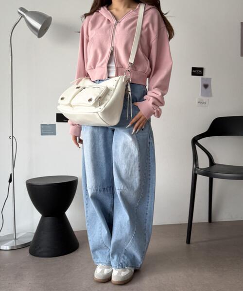 WEGO(ウィゴー)の「WEGO/【26年春新作】BIGハトメ2wayショルダー(ショルダーバッグ・レディース・ブラック系その他/ブラック/ワイン/ライトグレー/ホワイト/キャメル・FREE)」の9枚目の写真