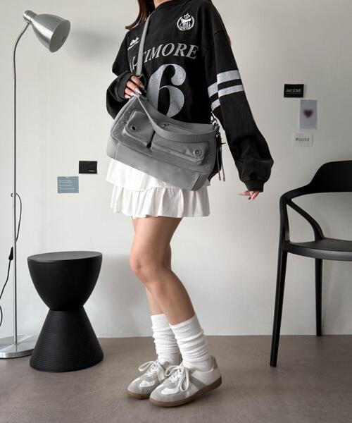 WEGO(ウィゴー)の「WEGO/【26年春新作】BIGハトメ2wayショルダー(ショルダーバッグ・レディース・ブラック系その他/ブラック/ワイン/ライトグレー/ホワイト/キャメル・FREE)」の10枚目の写真