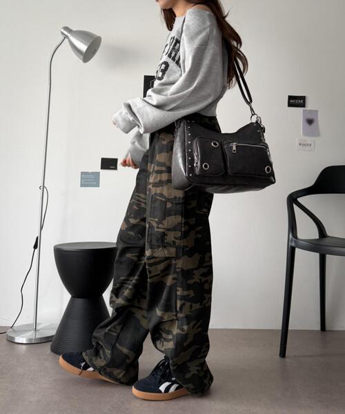 WEGO(ウィゴー)の「WEGO/【26年春新作】BIGハトメ2wayショルダー(ショルダーバッグ・レディース・ブラック系その他/ブラック/ワイン/ライトグレー/ホワイト/キャメル・FREE)」の11枚目の写真