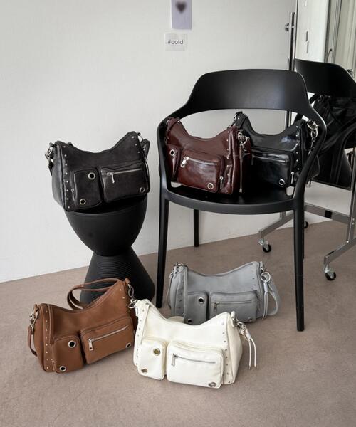 WEGO(ウィゴー)の「WEGO/【26年春新作】BIGハトメ2wayショルダー(ショルダーバッグ・レディース・ブラック系その他/ブラック/ワイン/ライトグレー/ホワイト/キャメル・FREE)」の13枚目の写真