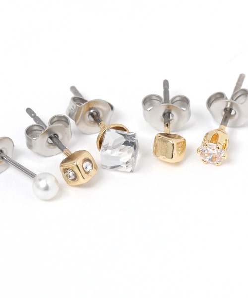 LAKOLE（ラコレ）の「ソロパールピアス10点セット / 656193（ピアス（両耳用）・レディース・その他1/ピンク系その他/その他2・FREE）」の6枚目の写真