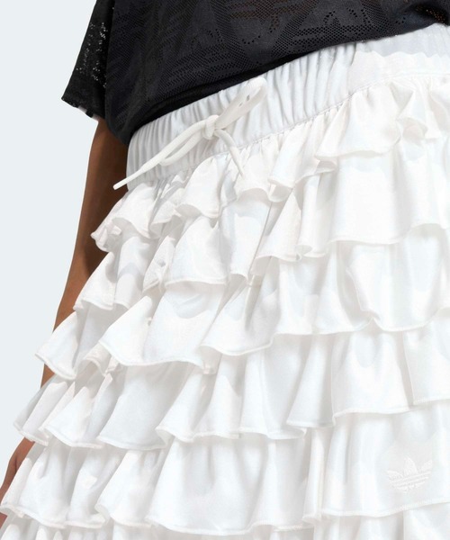 adidas(アディダス)の「レース フリル ミニスカート / アディダスオリジナルス adidas Originals(スカート・レディース・ブラック/ホワイト・SMALL/XX-LARGE/3XL/LARGE/MEDIUM/X-LARGE)」の5枚目の写真