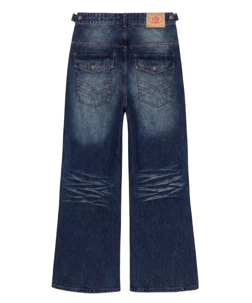 IDWS(アイドンワナセル)の「Motion Flare Denim Pants Indigo(デニムパンツ・レディース・その他・1/2/0)」の15枚目の写真
