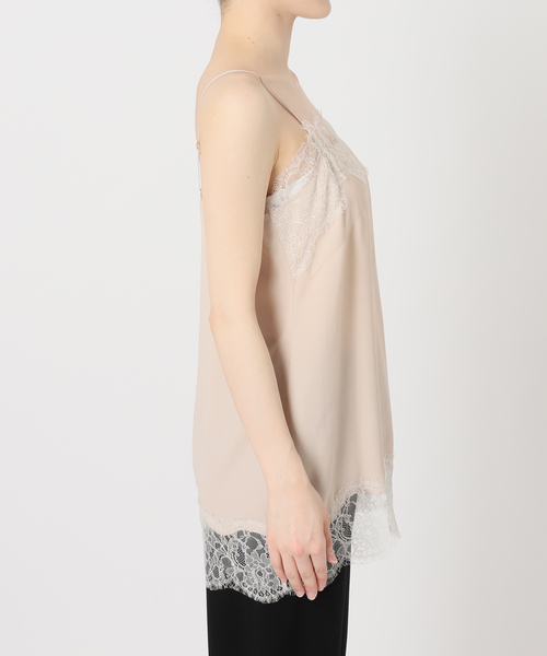 Deuxieme Classe（ドゥーズィエムクラス）の「Lace Trimmed キャミソール 2（シャツ/ブラウス・レディース・ベージュ・FREE）」の6枚目の写真