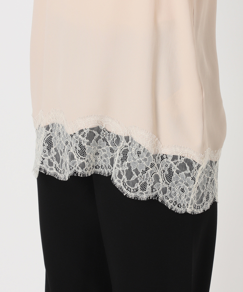 Deuxieme Classe（ドゥーズィエムクラス）の「Lace Trimmed キャミソール 2（シャツ/ブラウス・レディース・ベージュ・FREE）」の8枚目の写真