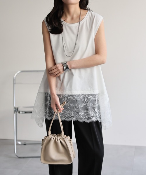 model：156cm 着用サイズ：FREE