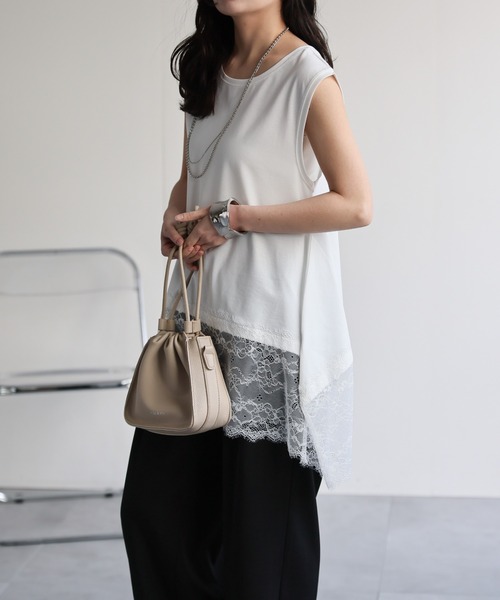 model：156cm 着用サイズ：FREE