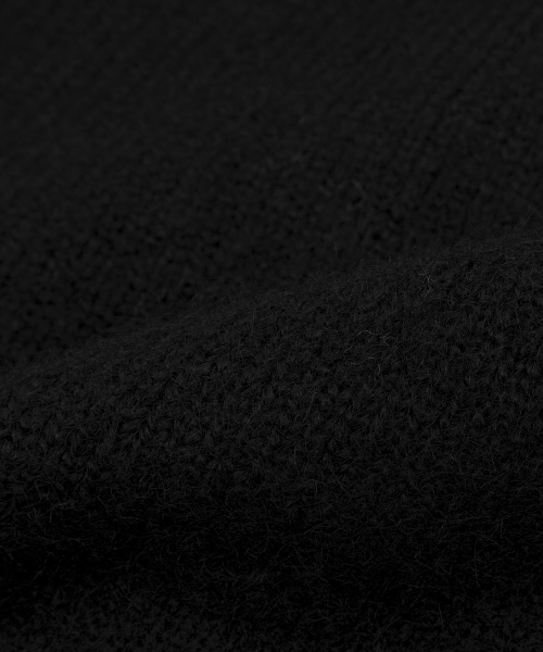 LETTERCOMO（レテルコモ）の「ロウウールラウンドニットオーバーカーディガンブラック（ニット/セーター・メンズ・その他・MEDIUM/LARGE）」の4枚目の写真