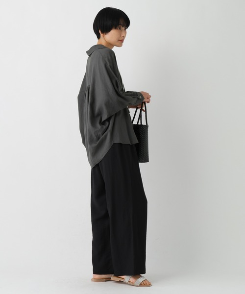 Elura(エルーラ)の「フィラメントツイルワイドパンツ/659645(その他パンツ・レディース・ブラウン/ベージュ/ブラック・SMALL/MEDIUM/LARGE)」の20枚目の写真