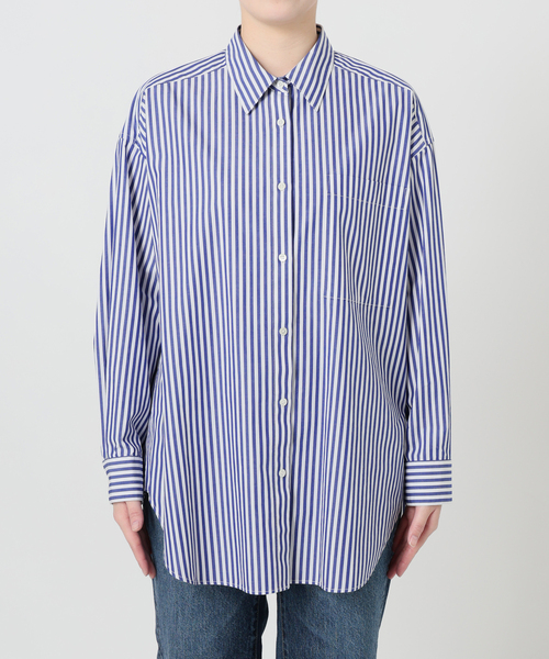 Spick & Span(スピックアンドスパン)の「《WEB限定 / 追加2》50コットンオーバーシャツ(シャツ/ブラウス・レディース・サックスブルー/その他10/ホワイト・FREE)」の19枚目の写真