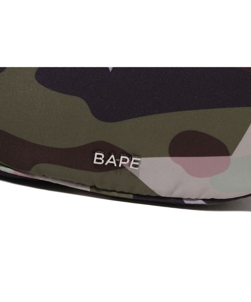 A BATHING APE（アベイシングエイプ）の「STA OVER PRINT 1ST CAMO QUILTING MOON SHAPE BAG（ショルダーバッグ・レディース・グリーン/イエロー・FREE）」の7枚目の写真
