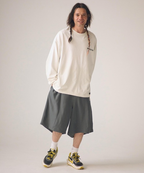 ADAM PATEK(アダムパテック)の「ADAMPATEK/noise aging embroidered long-sleeved T/ノイズプリントエイジング加工ロングスリーブT(Tシャツ/カットソー・メンズ・ピンク/グリーン/ホワイト/ブラック・1/2)」の12枚目の写真