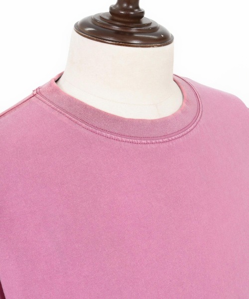 ADAM PATEK(アダムパテック)の「ADAMPATEK/noise aging embroidered long-sleeved T/ノイズプリントエイジング加工ロングスリーブT(Tシャツ/カットソー・メンズ・ピンク/グリーン/ホワイト/ブラック・1/2)」の16枚目の写真