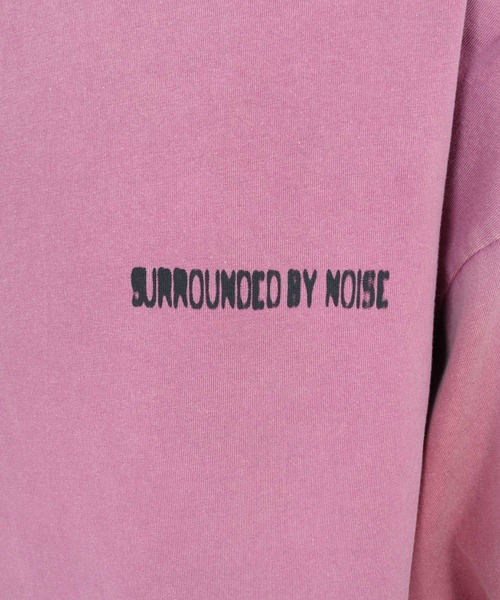 ADAM PATEK(アダムパテック)の「ADAMPATEK/noise aging embroidered long-sleeved T/ノイズプリントエイジング加工ロングスリーブT(Tシャツ/カットソー・メンズ・ピンク/グリーン/ホワイト/ブラック・1/2)」の21枚目の写真