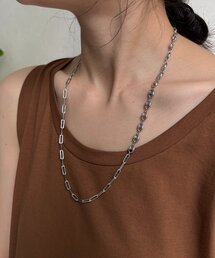 DouDou | ミドルミックスチェーンマンテルネックレス(ネックレス)