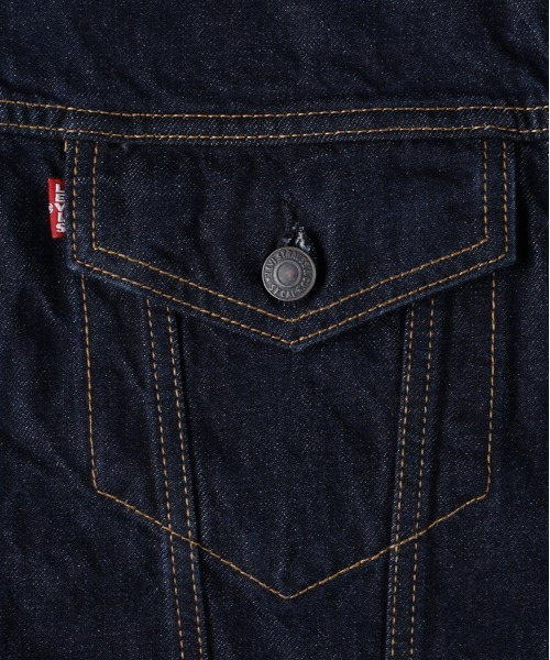 Levi's(リーバイス)の「Levi's(リーバイス)【メンズ】リラックスフィットトラッカー(デニムジャケット・メンズ・ダークインディゴブルー・M/L/S)」の6枚目の写真