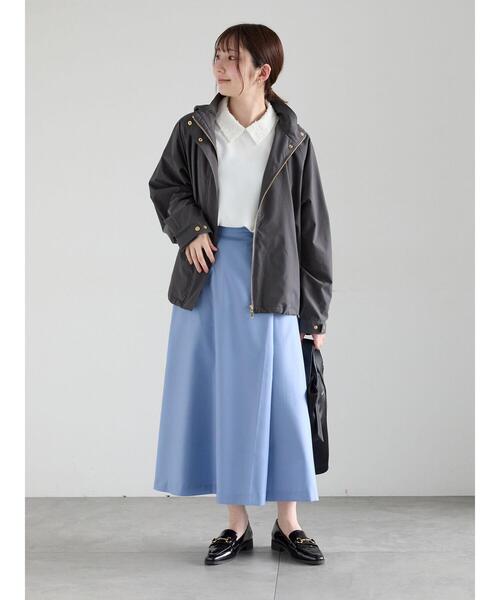 Te chichi（テチチ）の「ライトマウンテンパーカー（ブルゾン・レディース・オフホワイト/ベージュ/チャコールグレー・F）」の5枚目の写真