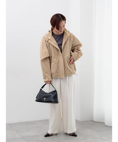 Te chichi（テチチ）の「ライトマウンテンパーカー（ブルゾン・レディース・オフホワイト/ベージュ/チャコールグレー・F）」の7枚目の写真