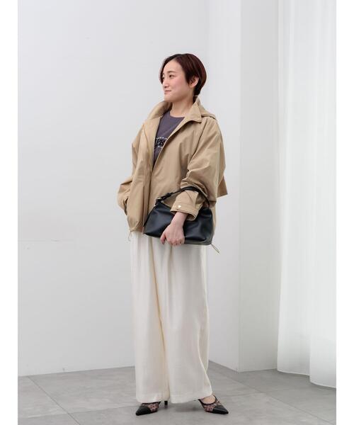 Te chichi（テチチ）の「ライトマウンテンパーカー（ブルゾン・レディース・オフホワイト/ベージュ/チャコールグレー・F）」の8枚目の写真