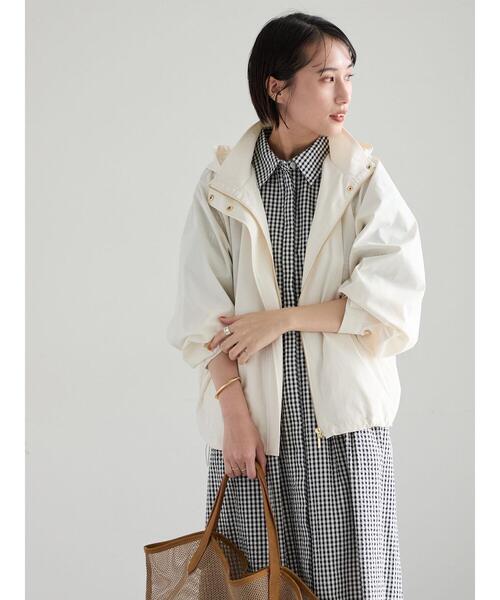 Te chichi（テチチ）の「ライトマウンテンパーカー（ブルゾン・レディース・オフホワイト/ベージュ/チャコールグレー・F）」の12枚目の写真