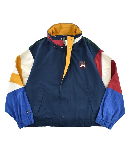 TOMMY HILFIGER(トミーヒルフィガー)の「【USED】90’s TOMMY HILFIGER セーリング ギアジャケット(ナイロンジャケット・メンズ・ネイビー・X-LARGE)」の1枚目の写真