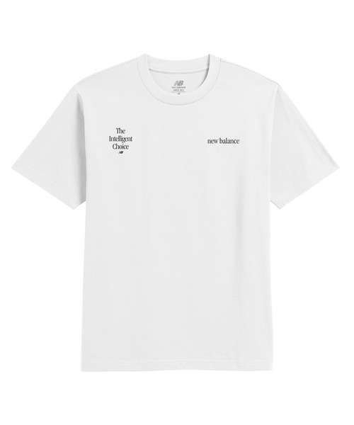 NEW BALANCE(ニューバランス)の「Linear Logo T-Shirt(Tシャツ/カットソー・レディース・スミクロ/ダークグリーン/ホワイト・XX-LARGE/X-LARGE/MEDIUM/SMALL/LARGE)」の2枚目の写真