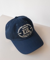 ammy. | 【 BARELY BLUE / ベアリーブルー 】 ロゴ 刺繍 コットン ベーシックキャップ(キャップ)