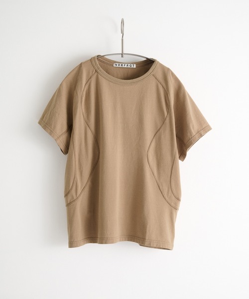 NVRFRGT(ネヴァーフォーゲット)の「Panelled Half Sleeve T-Shirt(Tシャツ/カットソー・メンズ・ブルー/ベージュ・1/3/2)」の17枚目の写真