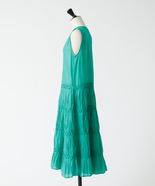 merlette（マーレット）の「【Merlette/マーレット】Wallis　コットンシャーリングワンピース（ワンピース・レディース・グリーン・S）」の2枚目の写真