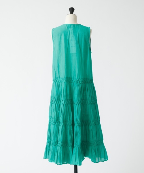 merlette（マーレット）の「【Merlette/マーレット】Wallis　コットンシャーリングワンピース（ワンピース・レディース・グリーン・S）」の3枚目の写真