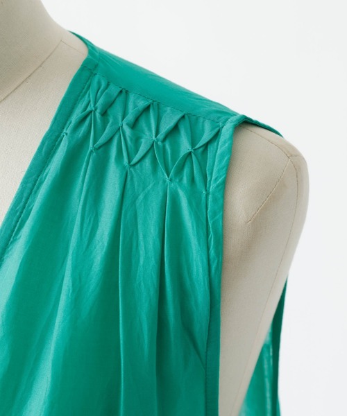 merlette（マーレット）の「【Merlette/マーレット】Wallis　コットンシャーリングワンピース（ワンピース・レディース・グリーン・S）」の5枚目の写真