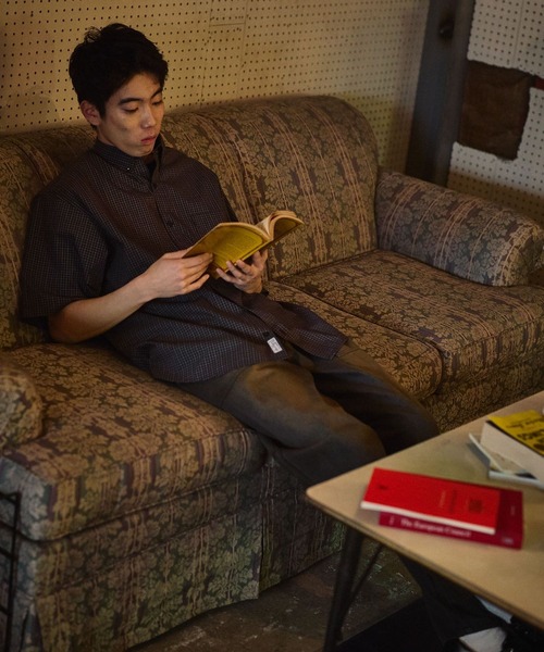 niko and...（ニコアンド）の「イージーケア柄ショートスリーブシャツ（シャツ/ブラウス・メンズ・ライトグリーン/グリーン/グレー/オフホワイト/ピンク/チャコール/サックスブルー・MEDIUM/LARGE）」の10枚目の写真