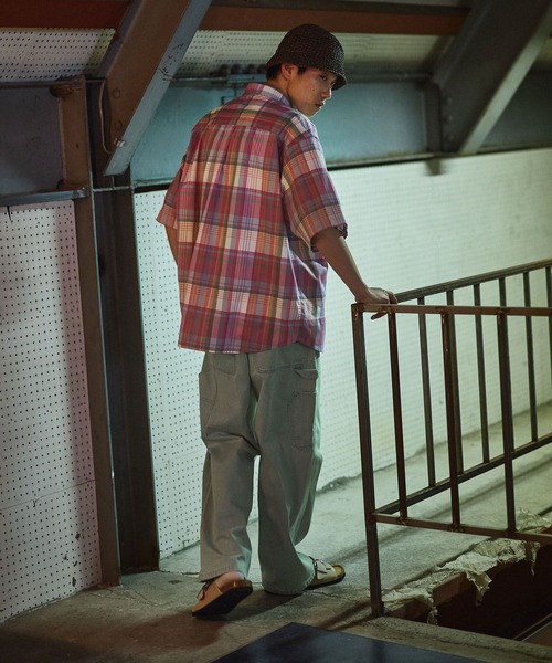 niko and...（ニコアンド）の「イージーケア柄ショートスリーブシャツ（シャツ/ブラウス・メンズ・ライトグリーン/グリーン/グレー/オフホワイト/ピンク/チャコール/サックスブルー・MEDIUM/LARGE）」の16枚目の写真