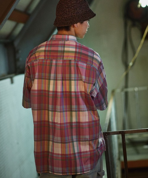 niko and...（ニコアンド）の「イージーケア柄ショートスリーブシャツ（シャツ/ブラウス・メンズ・ライトグリーン/グリーン/グレー/オフホワイト/ピンク/チャコール/サックスブルー・MEDIUM/LARGE）」の19枚目の写真