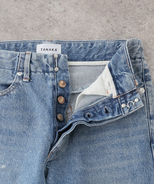 TANAKA（タナカ）の「【TANAKA/タナカ】 FLARE JEAN TROUSERS（デニムパンツ・レディース・ブルー・28/27/26）」の6枚目の写真