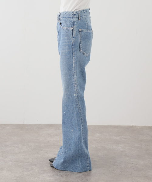 TANAKA（タナカ）の「【TANAKA/タナカ】 FLARE JEAN TROUSERS（デニムパンツ・レディース・ブルー・28/27/26）」の12枚目の写真
