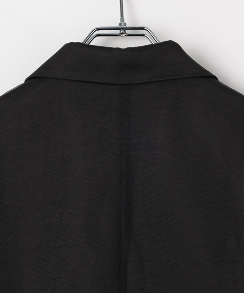PAGEBOY（ページボーイ）の「チュールレイヤードショートジャケット【セットアップ対応】（テーラードジャケット・レディース・グレー/ブラック・FREE）」の10枚目の写真