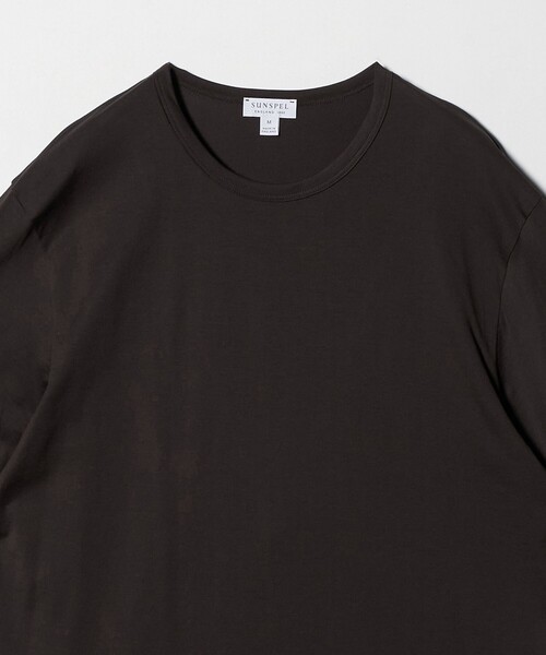 SUNSPEL（サンスペル）の「＜SUNSPEL＞クラシック  Tシャツ（Tシャツ/カットソー・メンズ・ネイビー/ダークブラウン・L/M）」の8枚目の写真