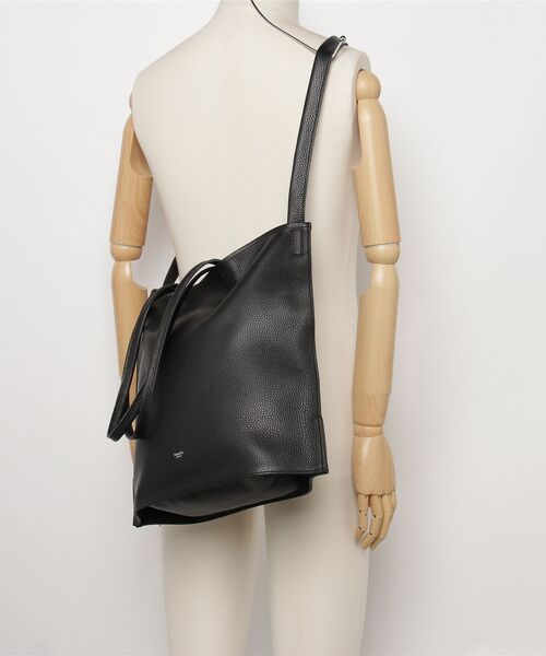 PR01.（ピーアールワン）の「blancle  S.LEA GUSSETTE 2WAY BAG（ショルダーバッグ・レディース・ベージュ系その他/ブラック・FREE）」の6枚目の写真