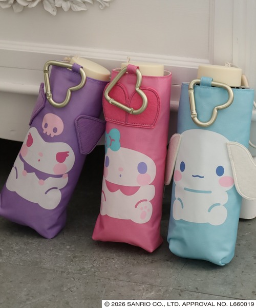 FUNALIVE（ファンアライブ）の「サンリオキャラクターズ 晴雨兼用傘　コンパクト50cm（折りたたみ傘・レディース・サックスブルー/パープル/ピンク・50cm）」の3枚目の写真