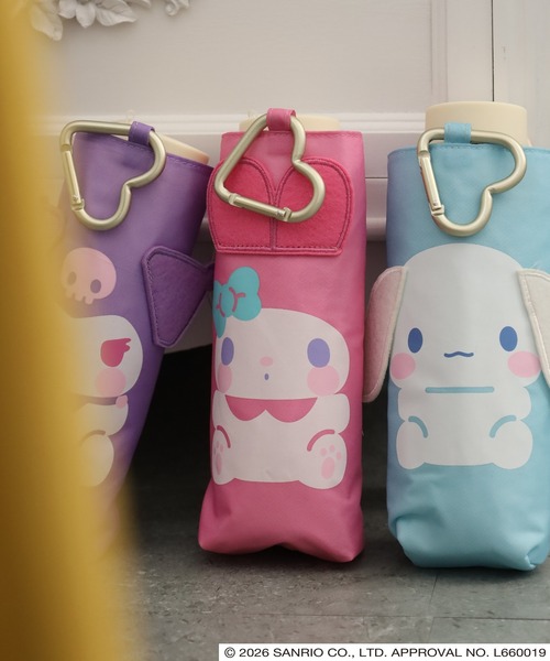 FUNALIVE（ファンアライブ）の「サンリオキャラクターズ 晴雨兼用傘　コンパクト50cm（折りたたみ傘・レディース・サックスブルー/パープル/ピンク・50cm）」の6枚目の写真