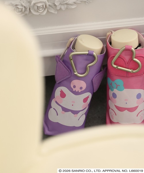 FUNALIVE（ファンアライブ）の「サンリオキャラクターズ 晴雨兼用傘　コンパクト50cm（折りたたみ傘・レディース・サックスブルー/パープル/ピンク・50cm）」の5枚目の写真