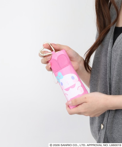 FUNALIVE（ファンアライブ）の「サンリオキャラクターズ 晴雨兼用傘　コンパクト50cm（折りたたみ傘・レディース・サックスブルー/パープル/ピンク・50cm）」の17枚目の写真