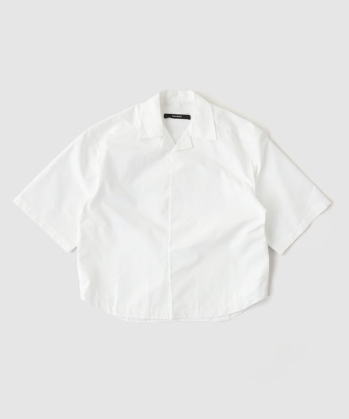 WISM(ウィズム)の「SEVENTH / セブンス M5 CUBAN SHIRT(シャツ/ブラウス・メンズ・ブルー/ネイビー/ホワイト系その他/キャメル・MEDIUM/LARGE)」の1枚目の写真
