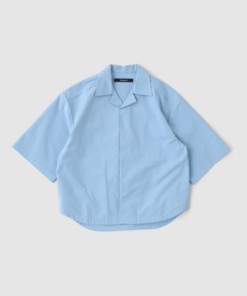 WISM(ウィズム)の「SEVENTH / セブンス M5 CUBAN SHIRT(シャツ/ブラウス・メンズ・ブルー/ネイビー/ホワイト系その他/キャメル・MEDIUM/LARGE)」の3枚目の写真