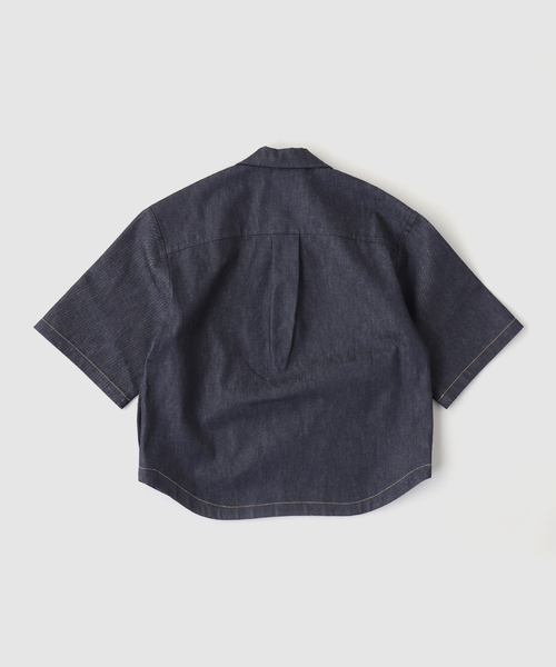 WISM(ウィズム)の「SEVENTH / セブンス M5 CUBAN SHIRT(シャツ/ブラウス・メンズ・ブルー/ネイビー/ホワイト系その他/キャメル・MEDIUM/LARGE)」の5枚目の写真